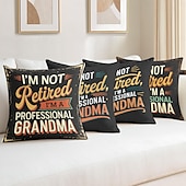 billige &quot;Quotes&amp;Saying Style&quot;-vintage dekorative putetrekk 1 stk morsomt sitat myk firkantet sofa putetrekk putetrekk for soverom stue sofa stol