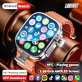 preiswerte Smartwatch-LOKMAT XH12C 4G LTE Smartwatch Telefon GPS Herzfrequenzmonitor Bluetooth Android iOS 2.06&quot;