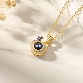 cheap For Women-Personalized Photo Projection Necklace Custom Best Gift for Mom - Customized Pendant with Photo, Ideal Personalized Gift for Lovers, Family, or Friends, Perfect for Wedding