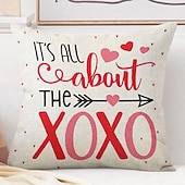 Wedding Heart Gnomes Decorative Toss Pillows Cover 1PC Soft Square Cushion Case Pillowcase for Bedroom Livingroom Sofa Couch Chair 40