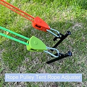 levne Kempingové příslušenství-kempingový stan uvazovací lano napínák upevnění větrné lano kladka ráčna věšáky markýza lano hák