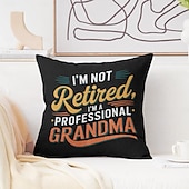 billige &quot;Quotes&amp;Saying Style&quot;-vintage dekorative putetrekk 1 stk morsomt sitat myk firkantet sofa putetrekk putetrekk for soverom stue sofa stol