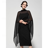 cheap Wedding Guest Wraps-YESSA Womens Rhinestone Shawls and Wraps for Evening Dresses,Sequin Chiffon Shawls and Wraps for Weddings Formal Shawl Scarf
