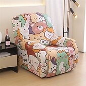 baratos Cobertura de Sofa-capa de sofá reclinável antiderrapante com tudo incluído massagem preguiçoso menino único assento capa de sofá durável poltrona capa protetora elástica para sala de estar ou móveis de escritório