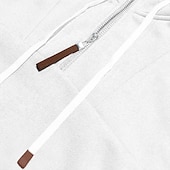 cheap Basic Hoodies-Men&#039;s Hoodie Quarter Zip Hoodie Black White Red Navy Blue Khaki Hooded Plain Sports &amp; Outdoor Daily Holiday Streetwear Cool Casual Spring &amp;  Fall Clothing Apparel Hoodies Sweatshirts