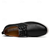 cheap Semi-Formal-Men&#039;s Casual Lace-Up Shoes – Vibrant Faux Leather Upper, Lightweight Design, Non-Slip Sole, Perfect for Everyday Wear and Summer Outings