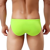 billiga badbyxor och surfshorts-Herr Badshorts Badkläder Underdelar Snörning Simmning Surfing Strand Vattensport Solid färg Sommar Vår