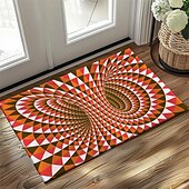 billiga Dörrmattor-3d vortex dörrmatta köksmatta golvmatta halkfri område matta oljesäker matta inomhus utomhus matta sovrum dekor badrumsmatta entré matta optisk illusion