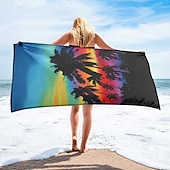 baratos conjuntos de toalhas de praia-toalha de praia de sol e praia de qualidade premium ultramacia absorvente leve durável secagem rápida design vibrante perfeito para praia piscina banhos de sol viagem acessório de verão confortável e elegante