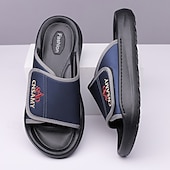 preiswerte Urlaubsandalen-Verstellbare Slide-Sandalen für Herren – bequeme, rutschfeste, leichte Freizeit-Hausschuhe für drinnen und draußen