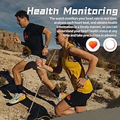 Χαμηλού Κόστους Smartwatch-696 LC17 Εξυπνο ρολόι 1.53 inch Έξυπνο ρολόι Bluetooth Υπενθύμιση Κλήσης Παρακολούθηση Δραστηριότητας Συσκευή Παρακολούθησης Καρδιακού Παλμού Συμβατό με Android iOS Γυναικεία Άντρες