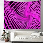 cheap Trippy Tapestries-3D Vortex Hanging Tapestry Dazzling Optical Illusion Wall Art Large Tapestry Mural Decor Photograph Backdrop Blanket Curtain Home Bedroom Living Room Decoration