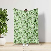 cheap Blankets &amp; Throws-Fresh Flower Pattern Super Soft  Throws Blanket, Novelty Flannel Throw Blankets Warm 3D Printed All Seasons  Gifts Big Blanket