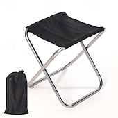 economico Mobili da campeggio-Sgabello pieghevole in alluminio all&#039;aperto sgabello collassabile mini sedia pieghevole per pesca spiaggia picnic e campeggio sedia pieghevole portatile