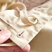 baratos Retrô-Homens Calção Shorts de linho Shorts de verão Shorts de praia Bolsos Cintura elástica Perna reta Tecido Conforto Respirável Comprimento do joelho Ao ar livre O negócio Diário Moda Retro Vintage Preto