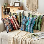 ieftine Stil vintage-Husă decorativă vintage etnică pentru perne 1PC husă moale pătrată pentru perne de canapea husa pentru dormit living canapea fotoliu