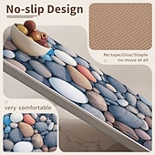 baratos Tapetes e Esteiras-Banheiro Tapetes Anti-Derrapantes Inovador Tapete absorvente do banheiro Poliéster Antiderrapante