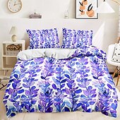 preiswerte 100% Baumwolle-Bettbezug-Set der floralen Tropenserie, 3-teilig, 100 % Baumwolle oder Polyester, perfekt als Muttertagsgeschenk, superweich, hautfreundlich, langlebig