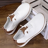 cheap Men&#039;s Sneakers-Men&#039;s Lightweight Barefoot Shoes Knit Sneakers - Breathable Casual Shoes with Lace-Up Design for Walking, Travel and Daily Wear