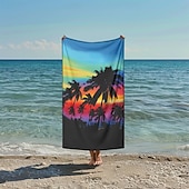 baratos conjuntos de toalhas de praia-toalha de praia de sol e praia de qualidade premium ultramacia absorvente leve durável secagem rápida design vibrante perfeito para praia piscina banhos de sol viagem acessório de verão confortável e elegante