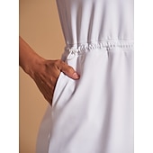 baratos Vestido de golfe feminino-vestido de tênis gola redonda vestido sem mangas cordão na cintura para tênis pickleball
