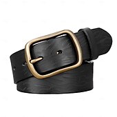 billiga Herrarnas Elitaccessoarer-Herr Bälte Svart Brun Kohud Första lagret kohud Elegant Semester Vintage Reaktiv Tryck Skola Formell Bröllop