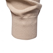 billige Herre Elite Hettegensere &amp; Sweatshirts-Herre Cardigan Genser Kofte Riflet Strikke Vanlige topper Knepp opp Knapp ned Helfarge V-hals Strikketøy Mote Arbeid Avslappet Klær Vår &amp; Vinter Navyblå Beige S M L