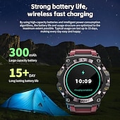 abordables Relojes inteligentes-LOKMAT ATTACK 3 PRO Reloj inteligente 1.39 pulgada Smartwatch Reloj elegante Bluetooth Podómetro Recordatorio de Llamadas Seguimiento de Actividad Compatible con Android iOS Mujer Hombre Larga espera