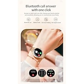 abordables Relojes inteligentes-696 QS36 Reloj inteligente 1.43 pulgada Smartwatch Reloj elegante Bluetooth ECG + PPG Podómetro Recordatorio de Llamadas Compatible con Android iOS Mujer Hombre Impermeable Control de Medios