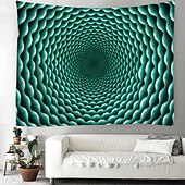 cheap Trippy Tapestries-3D Vortex Hanging Tapestry Dazzling Optical Illusion Wall Art Large Tapestry Mural Decor Photograph Backdrop Blanket Curtain Home Bedroom Living Room Decoration