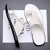 cheap Outdoor Sandals-Men&#039;s Geometric Embossed Open-Toe Sandals – Adjustable Strap Design for Casual Beach and Summer Wear