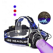 economico Fari anteriori-lampada frontale per apicoltura da pesca all&#039;aperto ad alta potenza, lampada frontale a luce nera viola UV, potente lampada montata sulla testa per campeggio all&#039;aperto, escursionismo