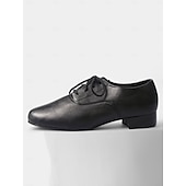 preiswerte Tanzschuhe für Herren-Schwarze Gesellschaftstanzschuhe zum Schnüren für Herren – bequemes Lederdesign für professionelle Auftritte und formelle Veranstaltungen