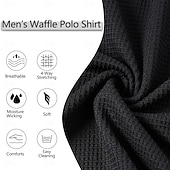 preiswerte Lässiges Henley-T-Shirt-Herren Waffel-T-Shirt Waffel-Henley-Hemd Langarm V Ausschnitt Frühling &amp; Herbst Einfarbig Mode Basic Falscher Zweiteiler Straße Lässig Sport Schwarz Marinenblau Hell Gray Top T-Shirt für Herren