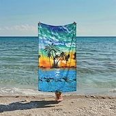 baratos conjuntos de toalhas de praia-toalha de praia de sol e praia de qualidade premium ultramacia absorvente leve durável secagem rápida design vibrante perfeito para praia piscina banhos de sol viagem acessório de verão confortável e elegante