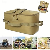 baratos Cozinha de acampamento-bolsa de armazenamento de utensílios de cozinha para acampamento, organizador de utensílios de cozinha para acampamento, bolsa de armazenamento para acampamento, bolsa de armazenamento de ferramentas
