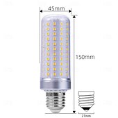 baratos Lâmpadas LED em Forma de Espiga-lâmpadas de milho LED e27 - 40w não reguláveis 175v-265v para iluminação doméstica, parede, luminárias de chão &amp;lustres 3 peças