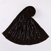 cheap Wedding Guest Wraps-YESSA Womens Rhinestone Shawls and Wraps for Evening Dresses,Sequin Chiffon Shawls and Wraps for Weddings Formal Shawl Scarf