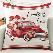 Wedding Heart Gnomes Decorative Toss Pillows Cover 1PC Soft Square Cushion Case Pillowcase for Bedroom Livingroom Sofa Couch Chair 47