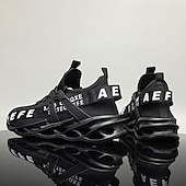 economico Scarpe da Corsa per Uomini-Per uomo Sneakers Tessitura Volante Confortevole Antiscivolo Mocassino Nero Bianco Giallo