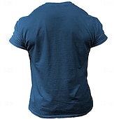 billige Morsomme T-skjorter for menn-Herre Morsom T skjorte Kortermet T skjorte 3D-utskrift Crew-hals Skjorte Mote Daglig Gate Daglig Svart Blå Grønn Sommer Vår Klær S M L XL XXL XXXL