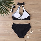 Недорогие Серфинг Танкини и Бикини-Жен. Танкини Купальник из двух частей Открытая спина Купальники Цветочный принт Купальники Желтый Розовый Дышащий Быстровысыхающий Легкость Без рукавов - Плавание Серфинг Пляж  Лето Весна