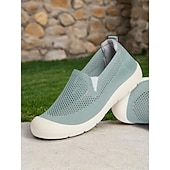 economico Ballerine da donna-scarpe slip-on leggere e traspiranti da donna in rete: scarpe casual da passeggio per viaggi, attività all&#039;aperto e comfort quotidiano