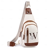 cheap Luggage &amp; Travel Storage-Personalized Crossbody Bag Custom Best Gift for Mom – Custom Letter Design, Large Capacity Shoulder Bag for Travel, Daily Use, Camping, Unique Gift for Lover, Family, or Friends