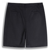 levne Retro-Pánské Kraťasy Lněné šortky Šortky Letní šortky Zip Knoflíky Kapsy Bez vzoru Pohodlné Prodyšné Venkovní Denní Jdeme ven Módní Retro Černá Bílá