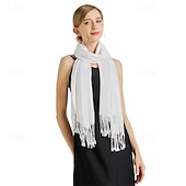 baratos envoltórios de convidados de casamento-xale de pashmina macio e sedoso envolve lenço de cores sólidas para vestidos de noite de casamento
