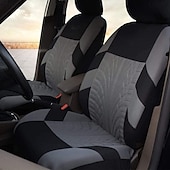 abordables Fundas de asiento para coche-Funda de asiento de automóvil de 5 asientos completamente rodeada funda de tela StarFire 95% universal lavable transpirable multicolor