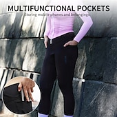 cheap Women&#039;s Pants, Shorts &amp; Skirts-WOSAWE Women&#039;s Cycling Tights Cycling Pants Bike Pants Bike Tights Relaxed Fit Sports Breathable Quick Dry Comfortable Black Grey Clothing Apparel Bike Wear