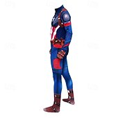 cheap Men's Costumes-Superhero Zentai Suits Costume Bodysuits Carnival Costume Cosplay for Boys' Kid's Adults' Halloween Carnival Party Performance Bachelorette Party