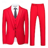 economico Vestiti-Anni Ruggenti Anni 1920 Abito a Tre Pezzi Pantaloni del Vestito Gentiluomo Gangster Testimoni dello Sposo Per uomo Giorno dei Re Carnevale Mascherata Matrimonio Feste Mascherata Adulti Cappotto Gilet